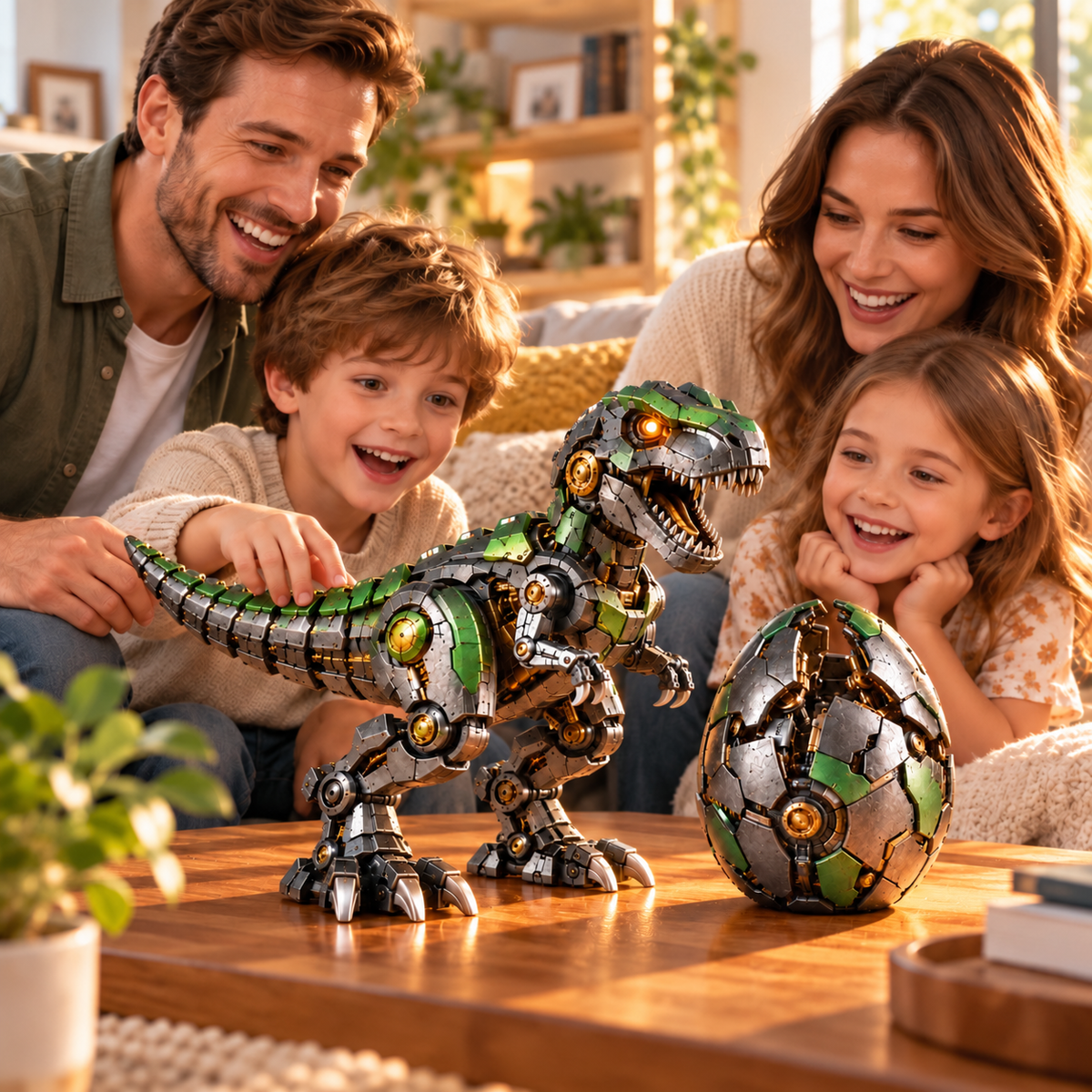 🦖🔥 Mechanical T-Rex Egg – From Mysterious Egg to Mighty Robotic Dinosaur! 🥚