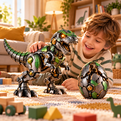 🦖🔥 Mechanical T-Rex Egg – From Mysterious Egg to Mighty Robotic Dinosaur! 🥚