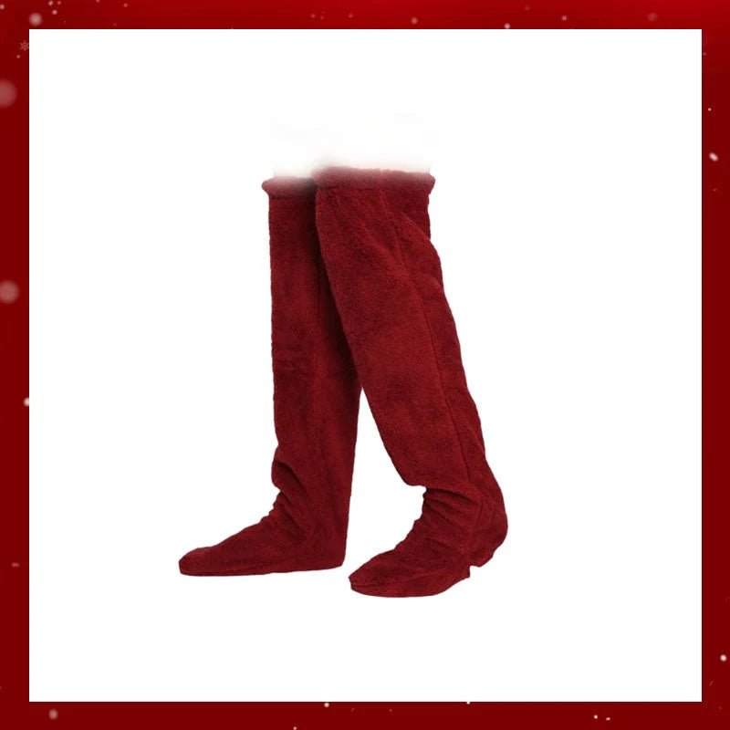 Goose Down Knee Socks For Christmas