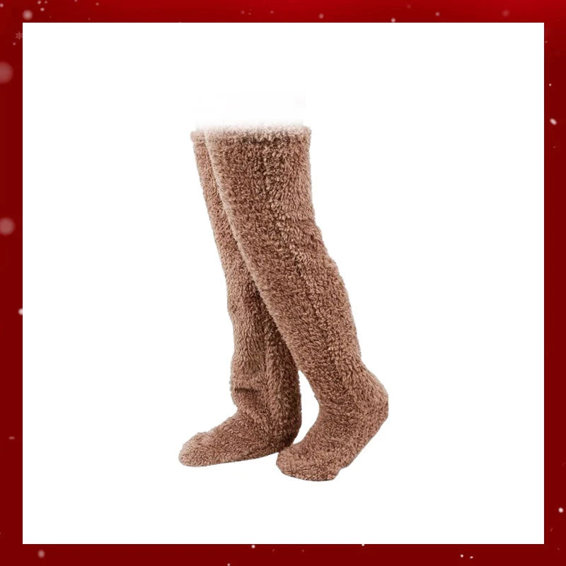 Goose Down Knee Socks For Christmas