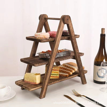 🎁Buy 2 Free Shipping✨ 3-Tier Wooden Serving Tray Stand