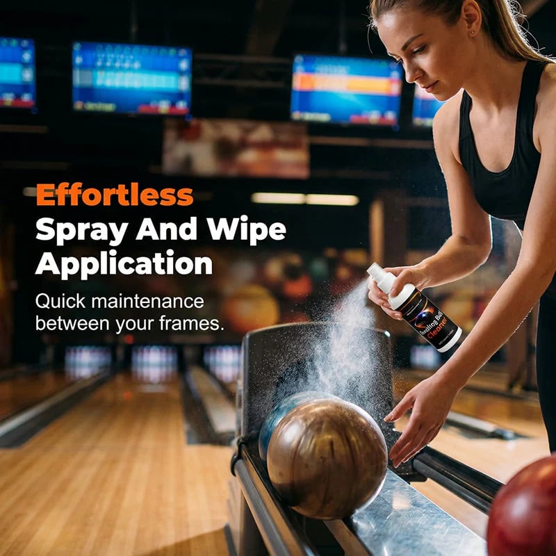 🥳2026 HOT SALE🥳💞50K+ SOLD!🎳💪 49% OFF! Pro-Grade Bowling Ball Cleaner – Instantly removes lane oil. Includes premium towel. Keeps your ball performing like new! ✨