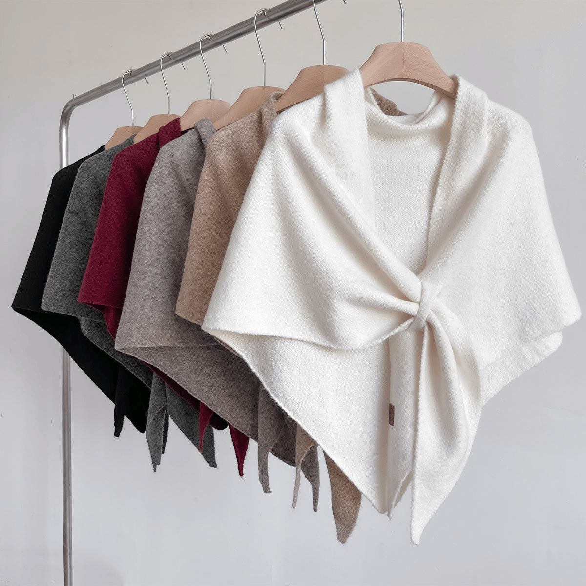 Women's Solid-Color  Scarf🍁 Casual Soft Comfortable Shawl for Daily Wear