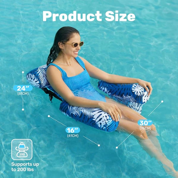💫 Early Summer Sale 50% OFF - 🏊‍♀️Inflatable Pool Float Chairs,Floating Chair for Party Summer Water Beach Lake Fun ✨