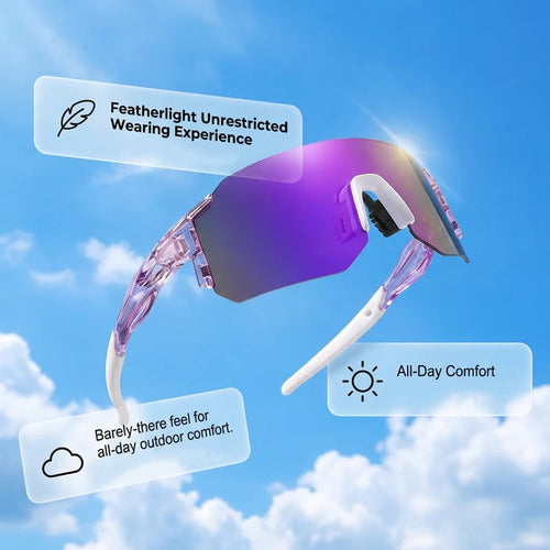 🕶️ Oversized Shield Sports Sunglasses – High-Performance Eye Protection for Outdoor Action