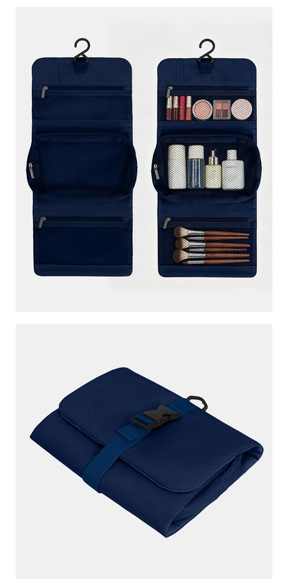 Multi-Layer Hanging Makeup Organizer - Travel Toiletry Bag