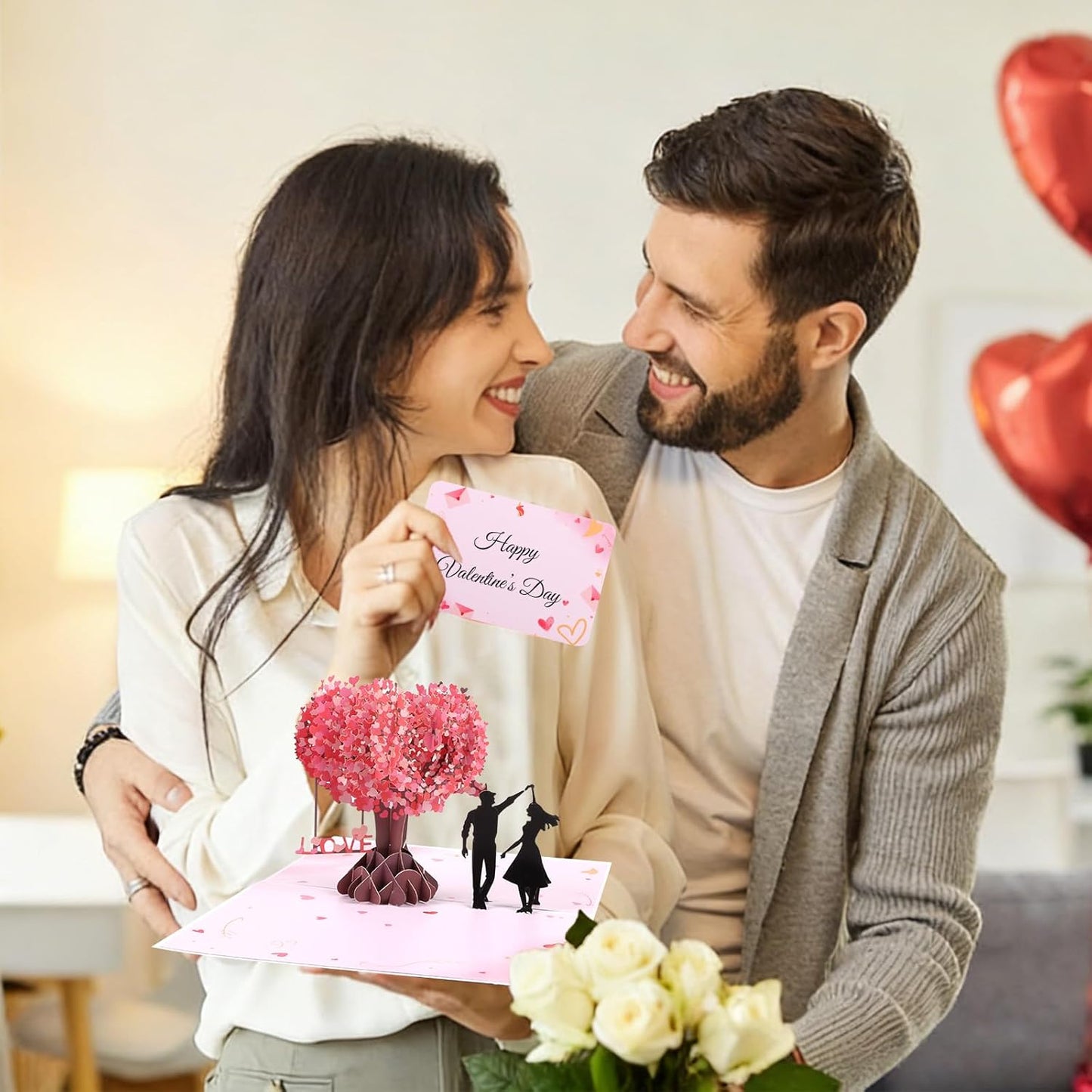 Romantic 3D Love Tree Pop Up Card