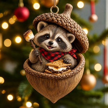 🐿️ Woodland Nut Hideaway Ornament – A Tiny Woodland Story for Your Christmas Tree 🎄✨