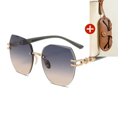 ⏳Time-Limited Special 49％ OFF!⏰Statement Rimless Sunglasses