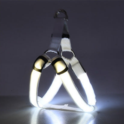 Fiber Optic LED Dog Harness