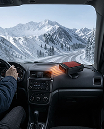 Snowy mountain trip