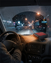 Cold evening driving