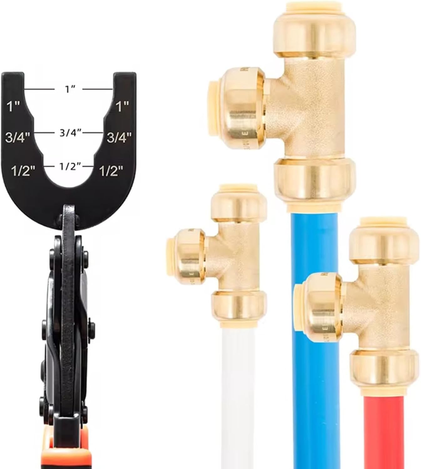 💥Exclusive Offer💥Fit Disconnect Tong Tool for Easily Removing Push-to-Connect Fittings(1/2in, 3/4in, 1in)
