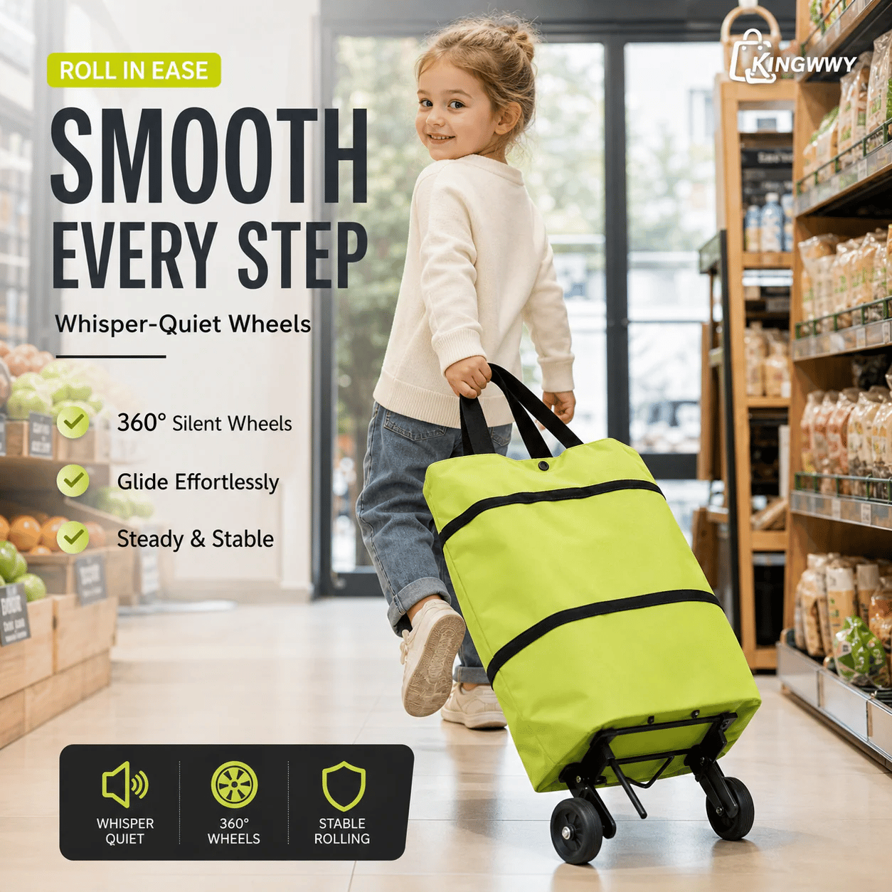 Two-in-one convenient foldable backpack shopping bag🛍️