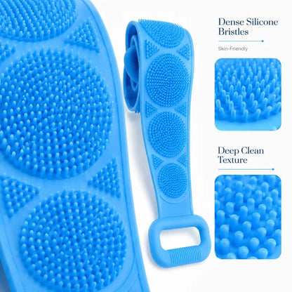 🔥HOT SALE 48% OFF🔥Long Silicone Shower Back Scrubber Exfoliating Bath Strap