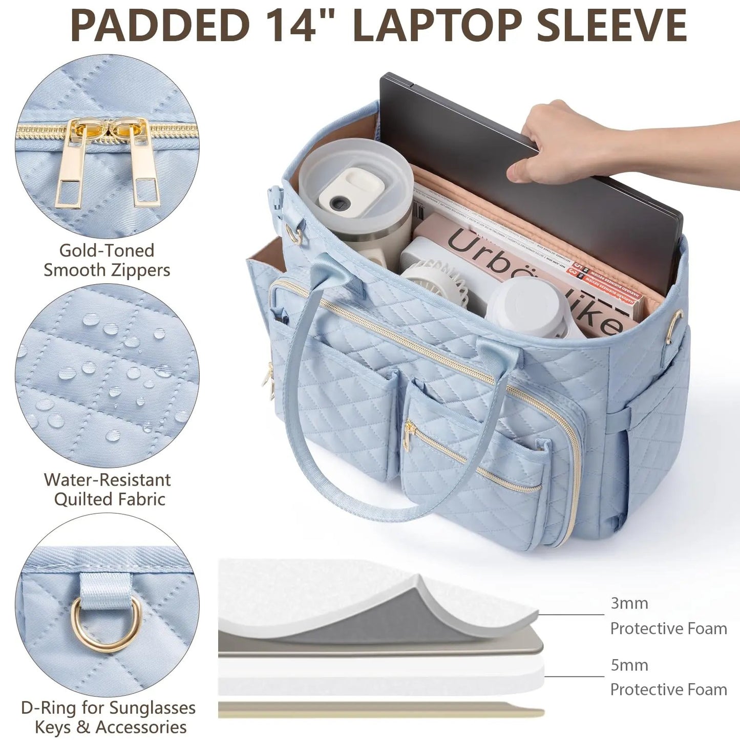 🎁Buy 2 Free Shipping📖✨ Bible Cover Tote Bag – Large Christian Shoulder Bag for Women
