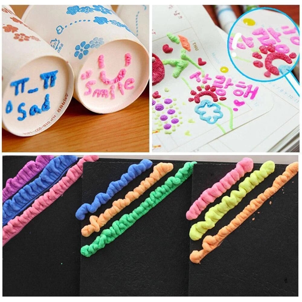 🎅Christmas Gift Idea ￡7.99!!🎁Magic DIY Bubble Popcorn Drawing Pens
