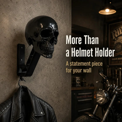 Black Knight Skull Helmet Stand