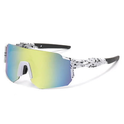 🕶️ Oversized Shield Sports Sunglasses – High-Performance Eye Protection for Outdoor Action