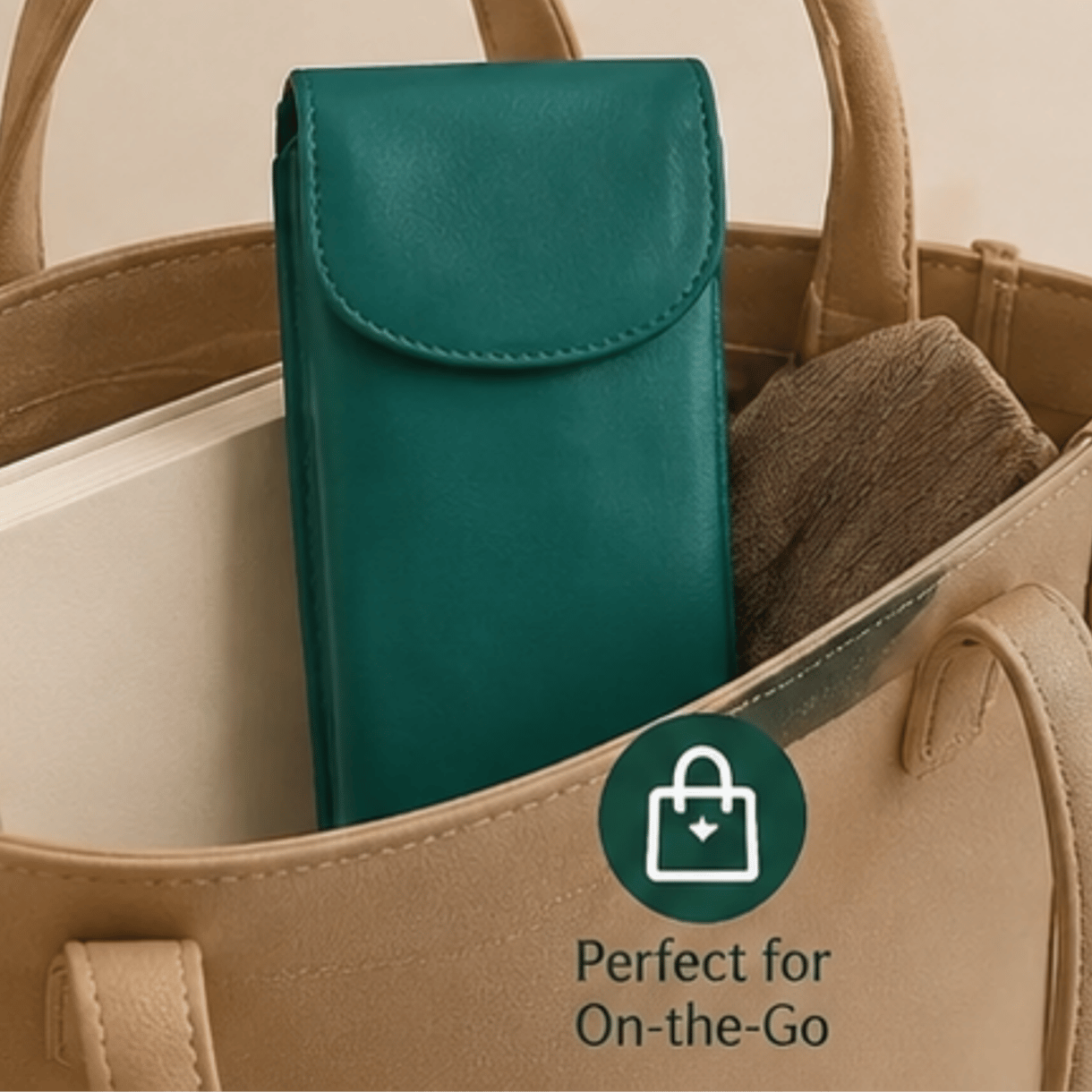 💖Hot 30% OFF🌹👓 Double Flap Leather Eyeglass Case