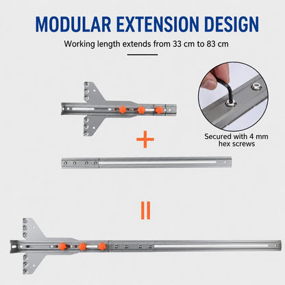 Precision Router Circle Cutting Jig – Straight Edge Woodworking Guide Tool