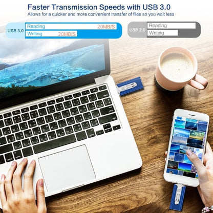🌟High-capacity 3-in-1 USB flash drive