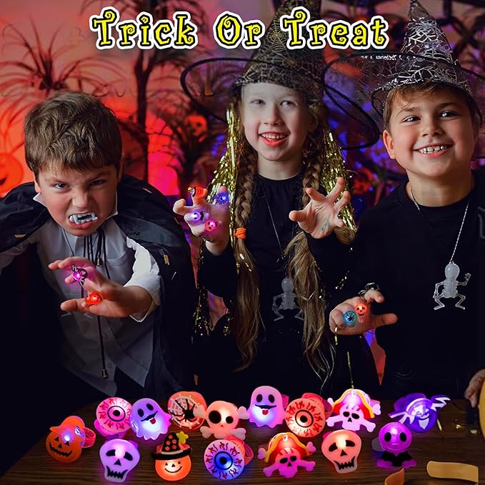 🎁LED Light Halloween Glowing Ring