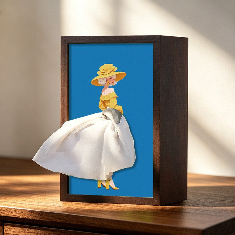 🔥Elegant Ballet Dancer Tissue Box Holder