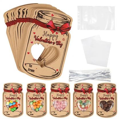 💖🍬Funny Kids Personalised Candy Valentine's Day Cards