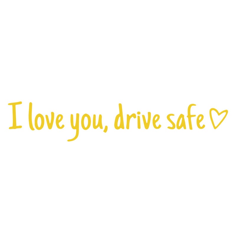 💓 I love you, drve safe Sticker(8pcs)