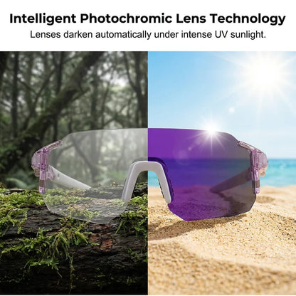 🕶️ Oversized Shield Sports Sunglasses – High-Performance Eye Protection for Outdoor Action