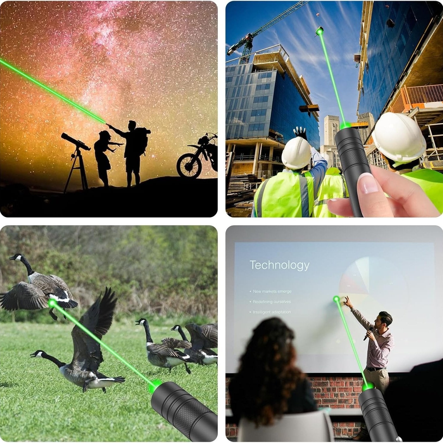 ✨9800ft High Power Green Laser Pointer✨Rechargeable Green Laser Pointer High Power