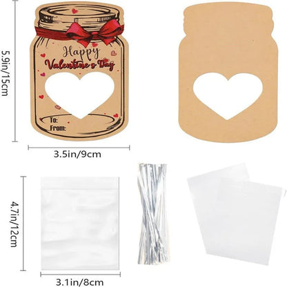 💖🍬Funny Kids Personalised Candy Valentine's Day Cards