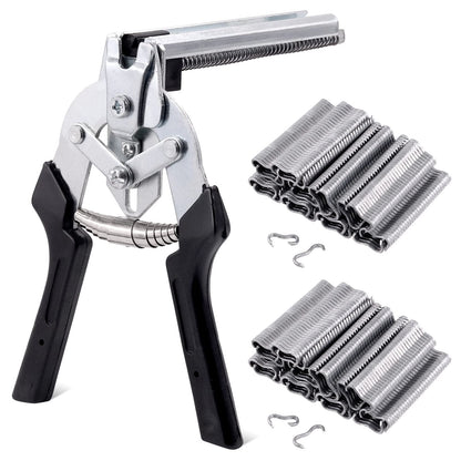 M-Type Hog Ring Pliers Kit – Semi-Automatic Spring-Loaded Fence & Cage Repair Tool