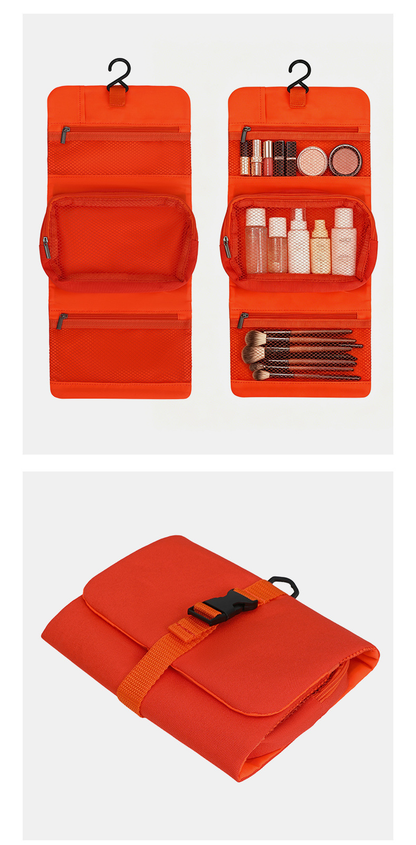 Multi-Layer Hanging Makeup Organizer - Travel Toiletry Bag