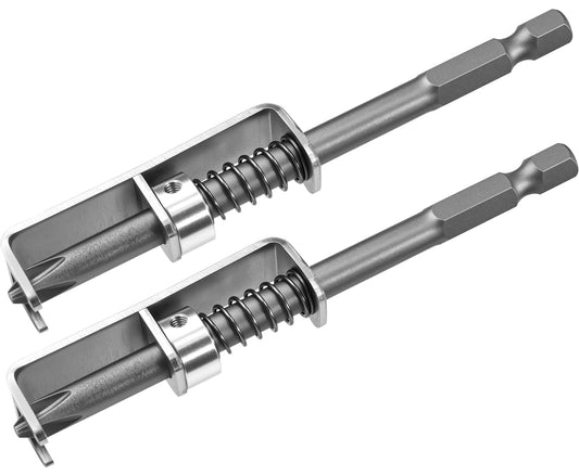 2 Pcs Spring-loaded Screw Holder Bit