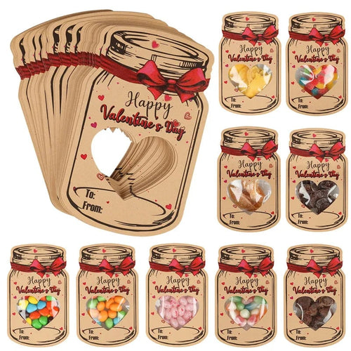 💖🍬Funny Kids Personalised Candy Valentine's Day Cards