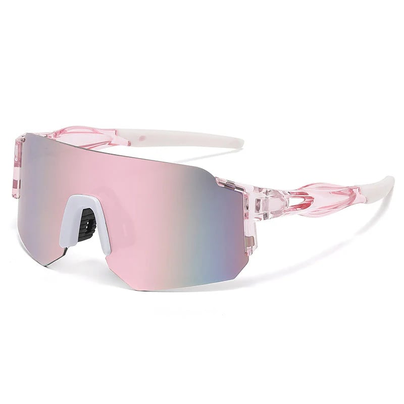 🕶️ Oversized Shield Sports Sunglasses – High-Performance Eye Protection for Outdoor Action