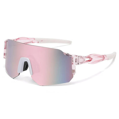 🕶️ Oversized Shield Sports Sunglasses – High-Performance Eye Protection for Outdoor Action