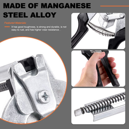 M-Type Hog Ring Pliers Kit – Semi-Automatic Spring-Loaded Fence & Cage Repair Tool
