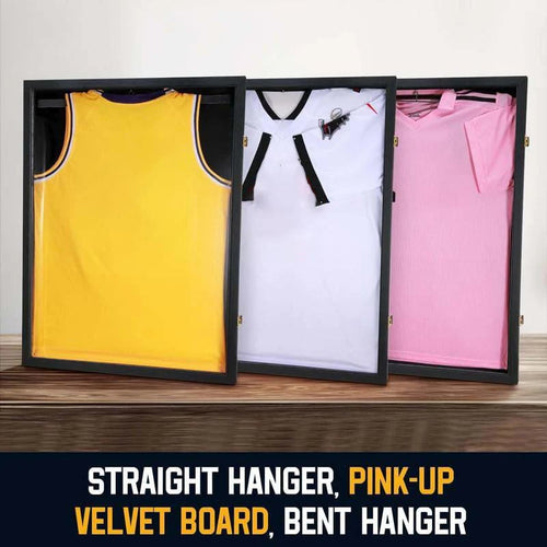 🥳2026 HOT SALE🥳💞50K+ SOLD!⚽🏆 Wooden Jersey Display Frame with Magnetic Door – Crystal clear acrylic, rounded corners, easy swap. Show off your prized memorabilia! 🏅✨