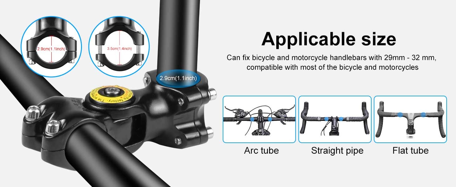 🏍📷 Motorcycle Handlebar Extendable Selfie Stick for Action Cameras