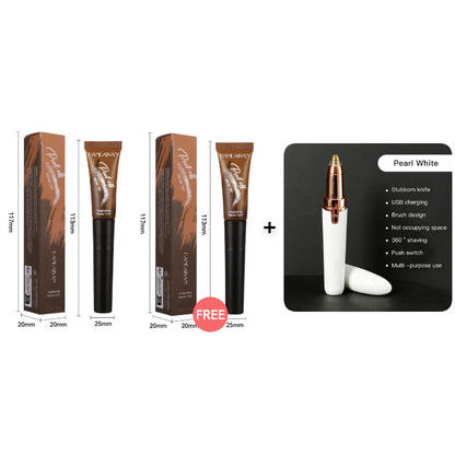 🏆 Last Day Special Price $16.99 ! 💞Buy 1 Get 1 Free💞50K+ SOLD!🎨Waterproof Brow Tint – Peel‑off, easy apply. Covers greys, shapes perfectly. A brow game changer!🌟