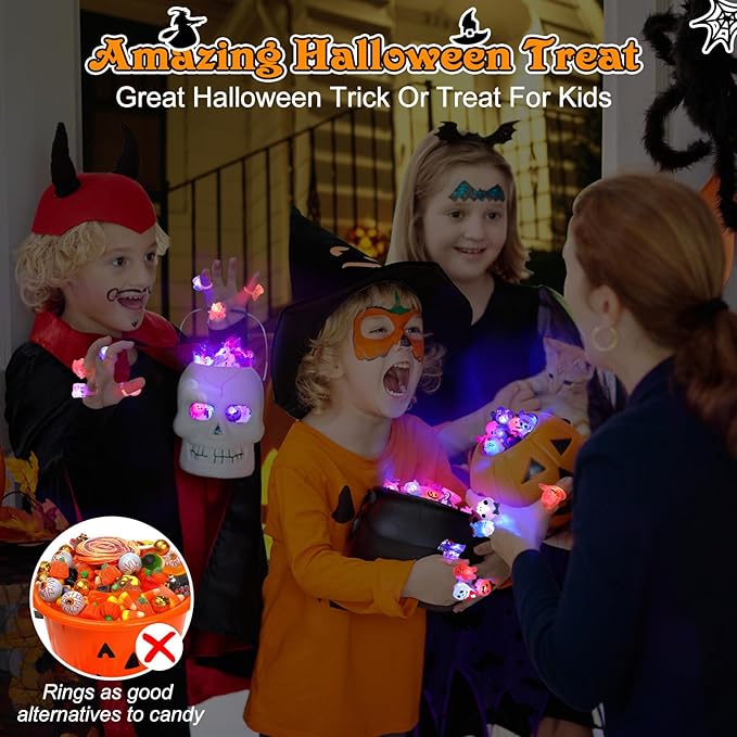 🎁LED Light Halloween Glowing Ring