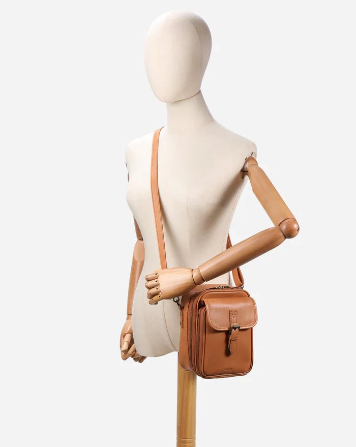 Crossbody Leather RFID Bag