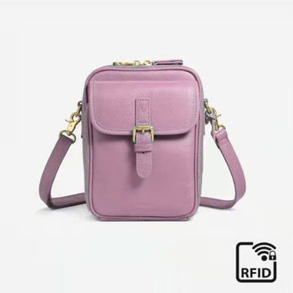 Crossbody Leather RFID Bag