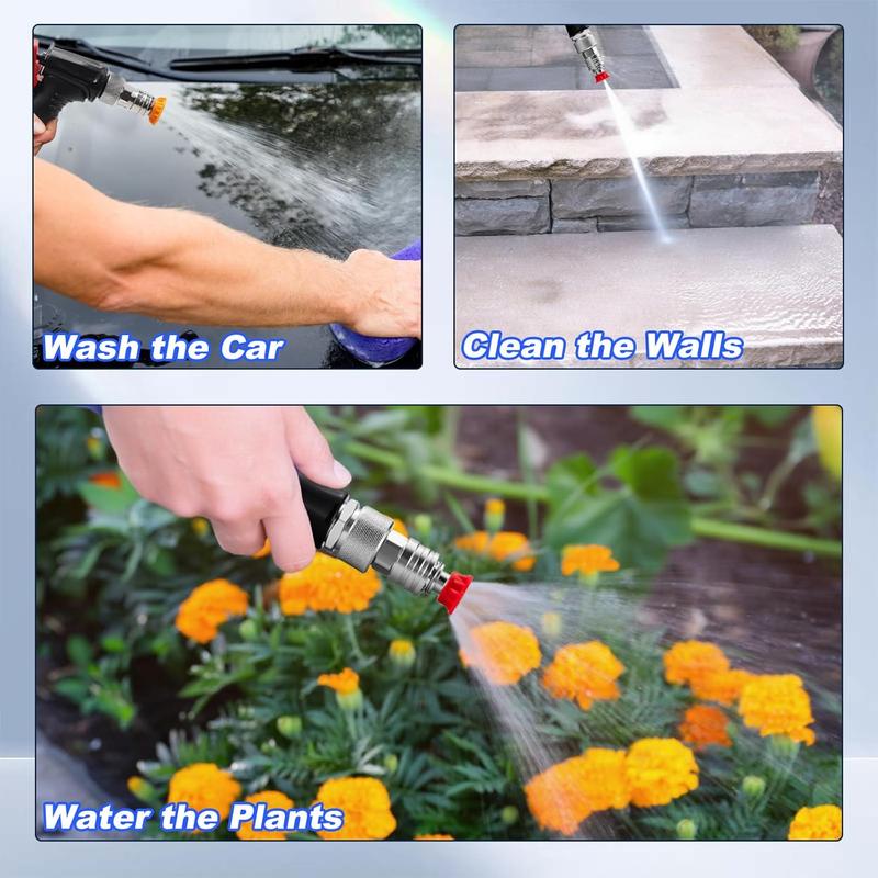 Garden Hose to Mini Power Washer Adapter-3/4" GHT to 1/4"