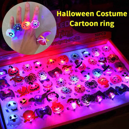 🎁LED Light Halloween Glowing Ring