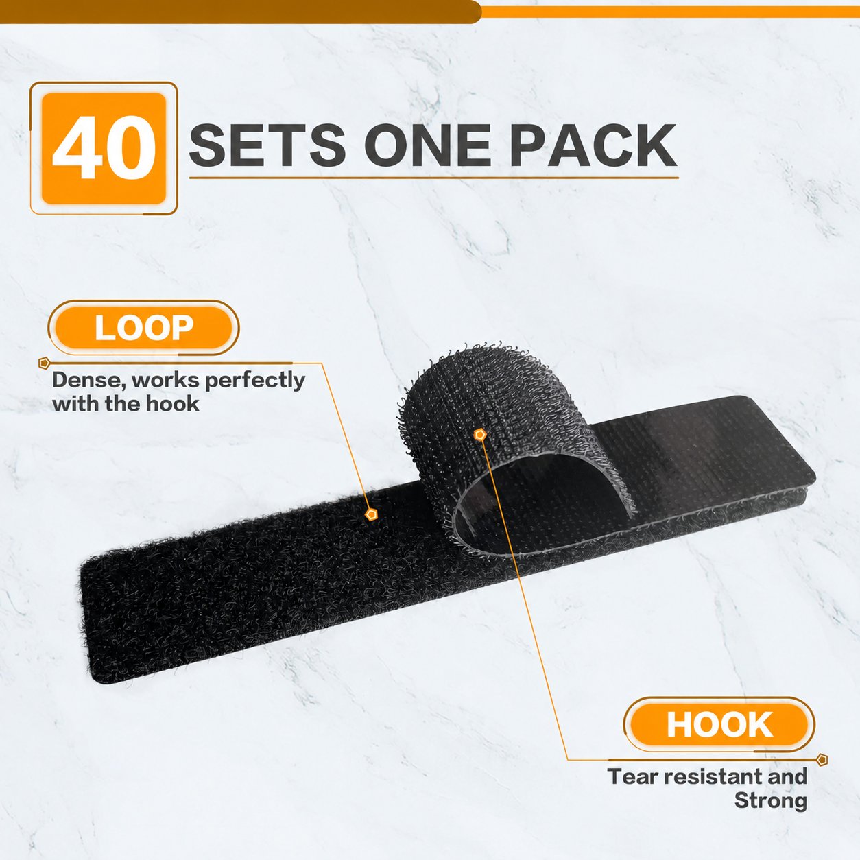 Heavy Duty Velcro Strips with Adhesive