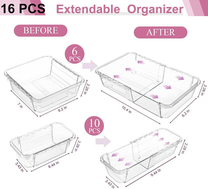 🧩 Expandable Drawer Organizer